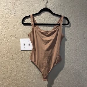 Skims Nude Square Neck Bodysuit